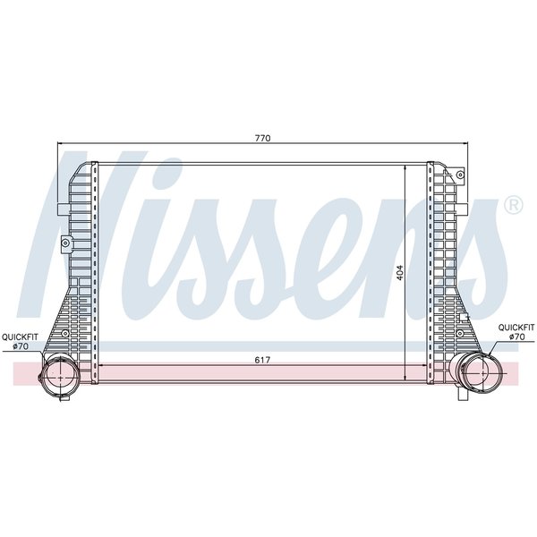 Nissen Intercooler, 96610 96610